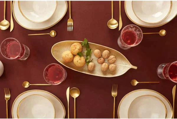Скатерть "Этель" Cozy 150*250 +/-3см, цв.шоколад, пл. 192 г/м2, хл с ВГМО
