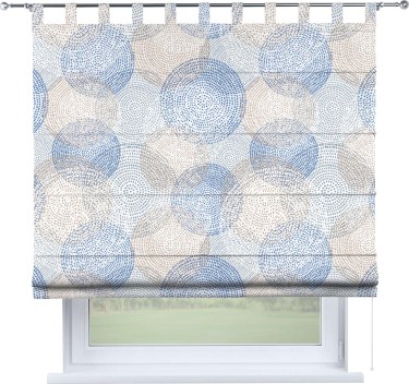 Римская штора на петлях «Абстрактные круги»