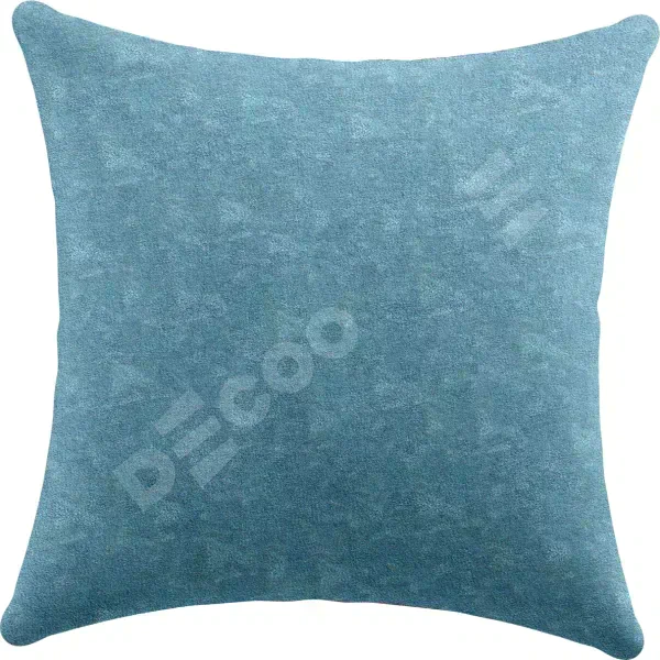 Подушка квадратная «Кортин» софт мрамор голубой