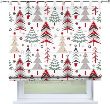 Римская штора на петлях «Волшебство зимы»