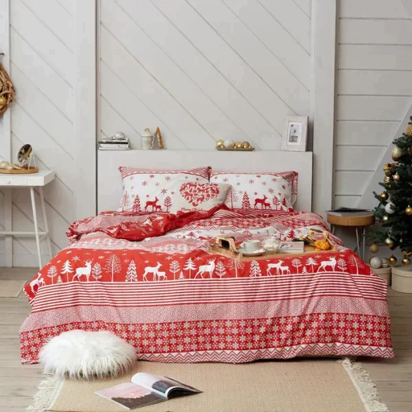 Постельное белье LoveLife евро Reindeer 200*217см,240*225см,50*70см-2шт
