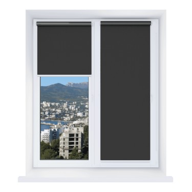 Рулонная штора Мини Респект DM черный 36