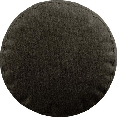 Подушка круглая Cortin твид тёмно-коричневый