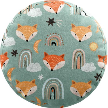 Подушка круглая Cortin «Озорные лисички»