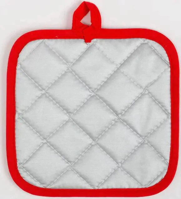 Кухонный новогодний набор Доляна New Year,прихватка 17*17см,варежка 26*16см,фартук 60*80 см 100% п/э