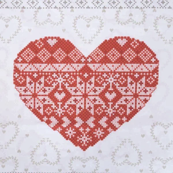Постельное бельё "Этель" дуэт Heart 143*215 см - 2 шт, 220*240 см, 70*70 см -2 шт, 100% хл