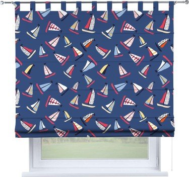 Римская штора «Кортин» на петлях «Морское приключение»