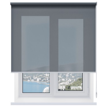 Рулонная штора Респект DM темно-серый 88