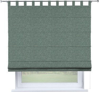 Римская штора на петлях «Кортин», стиф димаут серо-голубой