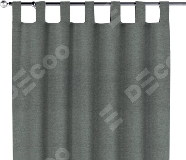 Комплект штор на петлях твид блэкаут серый