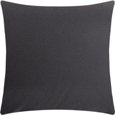 Наволочка Этель 70*70 см, цв.темно-серый, 100% хлопок, мако-сатин, 125 г/м²