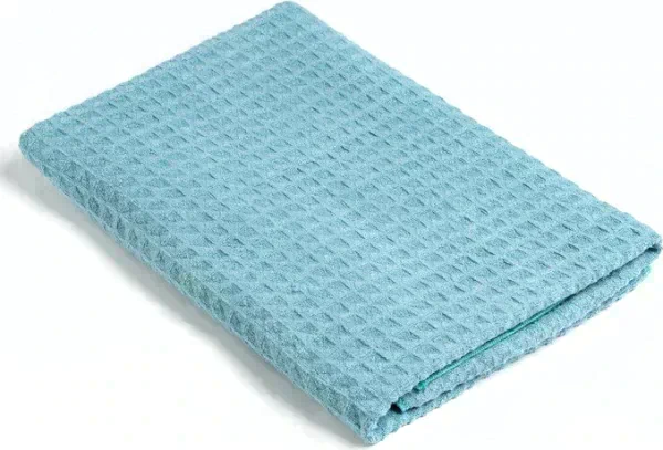 Набор для бани и ванной Этель «Вафля» полотенце 70*140 см+чалма 21*25 см, цв.синий