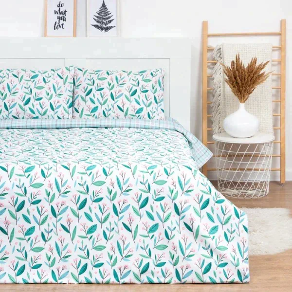 Постельное бельё LoveLife 1, 5сп Leaves 143х215см, 150х225см, 50х70см-2шт, 100%хлопок, сатин, 125г/м²