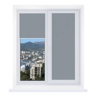 Рулонная штора Уни 2 Респект DM темно-серый 88