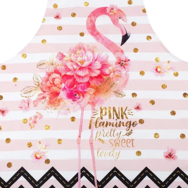 Фартук "Этель" Pink flamingo 60х65 см см, 100% хл, саржа 190 гр/м2