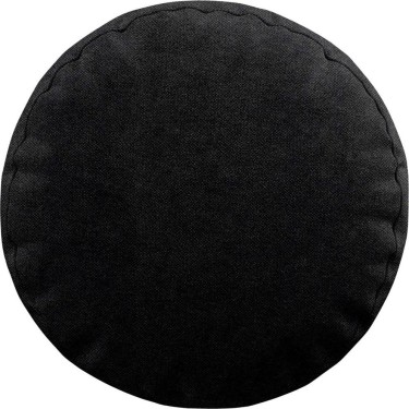 Подушка круглая Cortin cotton блэкаут тёмно-серый