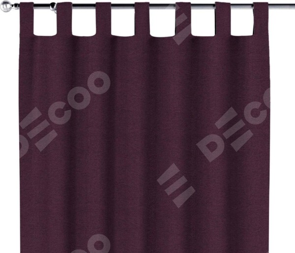 Комплект штор на петлях лён димаут фиолетовый