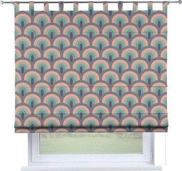 Римская штора на петлях «Ретро орнамент»