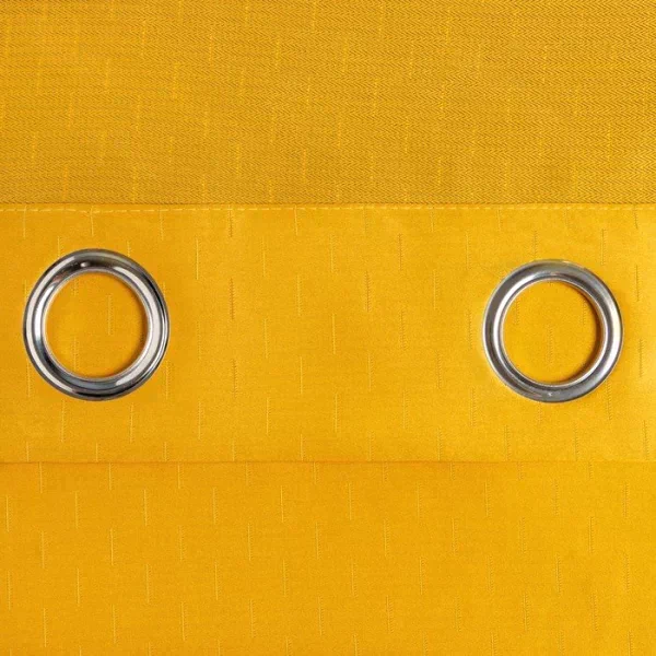 Штора портьерная Этель "Штрихи" цв.желтый,на люверсах 250*265 см, 100% п/э