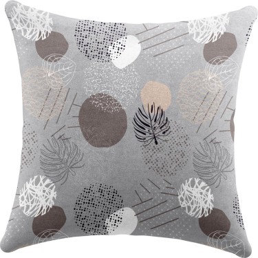 Подушка квадратная Cortin «Ботаника абстракция»