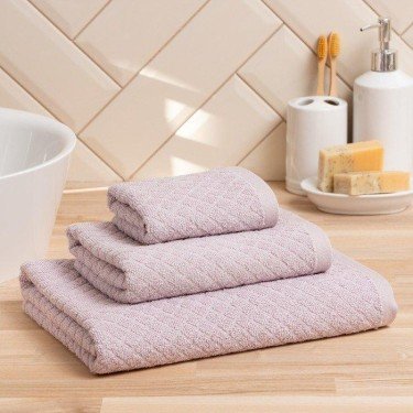 Полотенце махровое Love Life «Минимализм» 30х50 см, светло-лиловый, 100% хл, 500 гр/м2