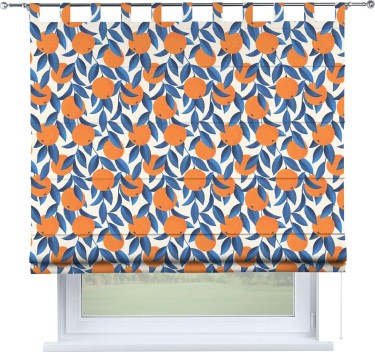 Римская штора на петлях «Апельсиновое настроение»